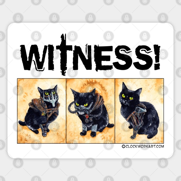 Witness! Magnet by Clockwork Art